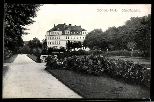 AK Sorau /N.L., Stadtpark