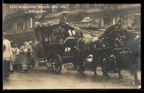 AK Wien, XXIII. Eucharistischer Kongress 1912, Festprozession