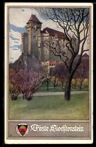 AK Deutscher Schulverein Nr.164: Liechtenstein, Partie an der Feste