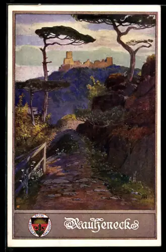 AK Deutscher Schulverein Nr. 172: Blick auf Burg Rautzeneck