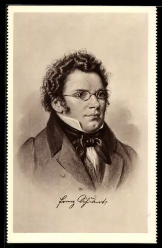 AK Portrait Franz Schubert