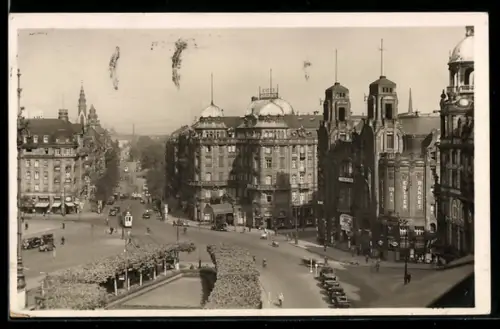 AK Frankfurt, Blick auf den Bahnhofsplatz