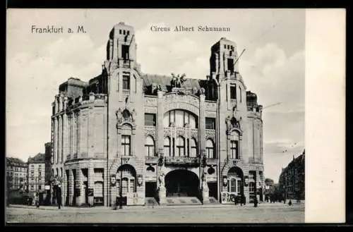 AK Frankfurt am Main, Haus Circus Albert Schumann