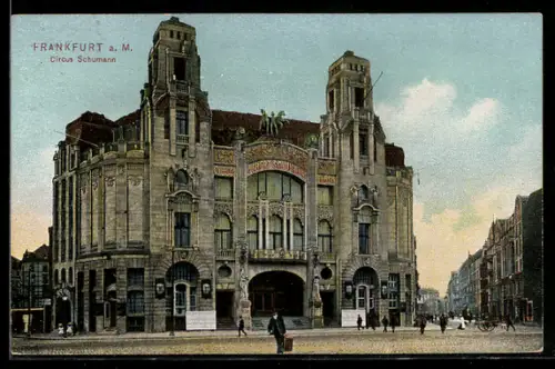 AK Frankfurt /Main, Circus Schumann