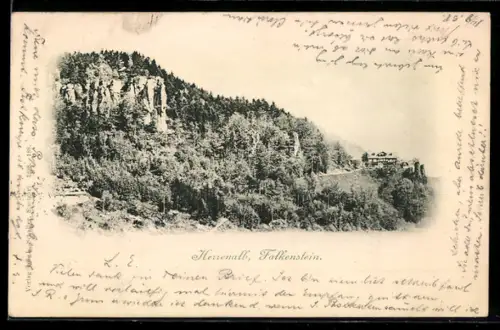 AK Herrenalb, Blick auf den Falkenstein