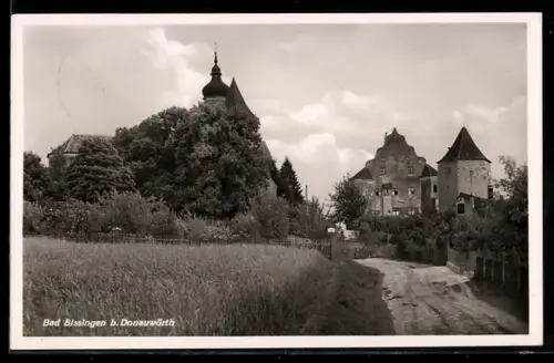 AK Bad Bissingen b. Donauwörth, Teilansicht des Ortes