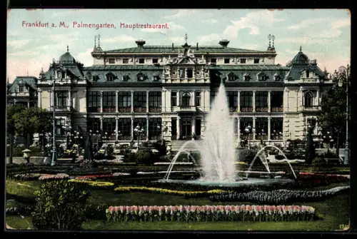 AK Frankfurt-Westend, Palmengarten, Hauptrestaurant