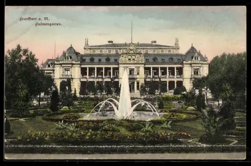 AK Frankfurt-Westend, Palmengarten, Gesellschaftshaus, Bockenheimerlandstrasse 110