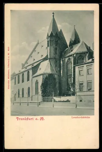 AK Alt-Frankfurt, Partie an der Leonhardskirche
