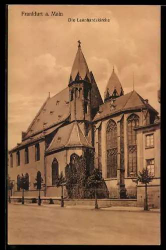 AK Alt-Frankfurt, Die Leonhardskirche