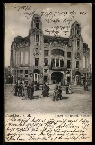 AK Frankfurt a. M., Albert Schumann-Theater