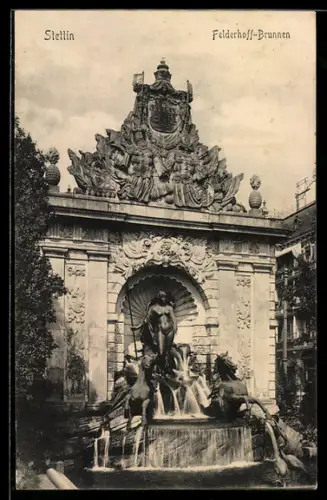 AK Stettin, Felderhoff-Brunnen
