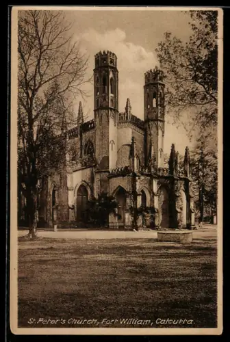 AK Calcutta, Fort William, St. Peter`s Church