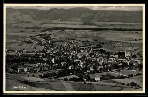 AK Bad Reinerz, Gesamtansicht aus der Vogelschau