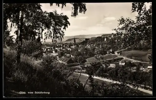 AK Glatz, Totalansicht vom Schäferberg