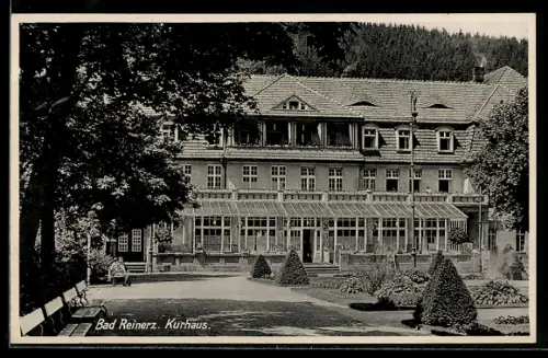 AK Bad Reinerz, Kurhaus mit Anlage