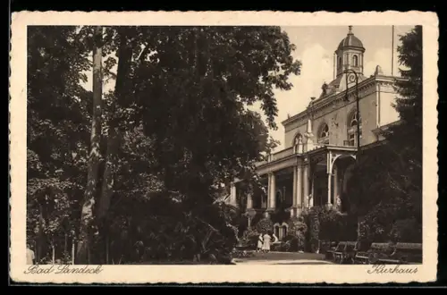AK Bad Landeck, Kurhaus, Teilansicht