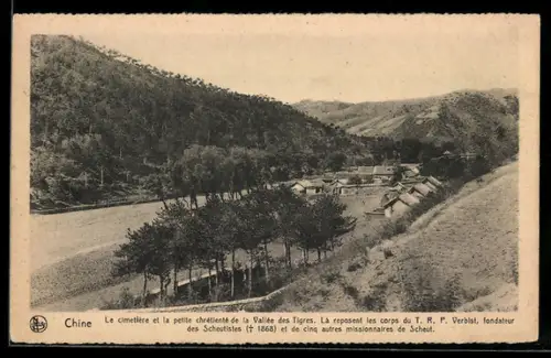 AK Vallée des Tigres, Le cimitière et la petite chrétienté