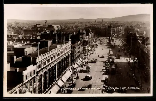 AK Dublin, O` Connell Street from Nelson Pillar