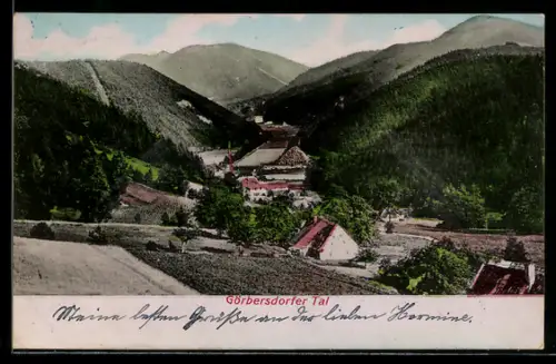 AK Görbersdorf, Görbersdorfer Tal, Ortsansicht