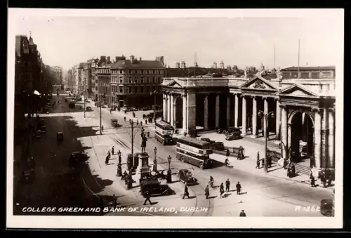 AK Dublin, College Green and Bank of Ireland, Bird`s Eye View