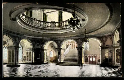 AK Belfast, City Hall, Interior, Light Dome