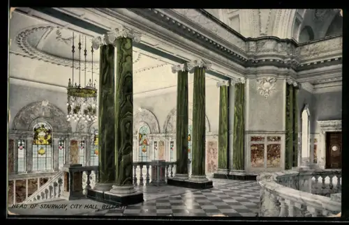 AK Belfast, City Hall, Interior, Head of Staurway