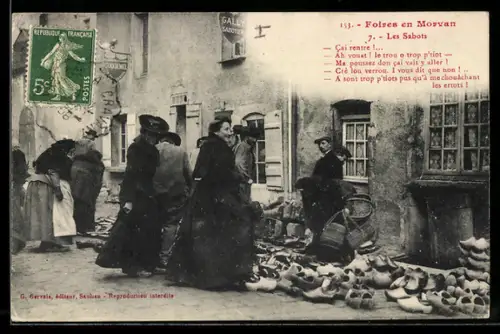 AK Bourgogne, Sourire du Morvan, Essayage difficile, Marktszene