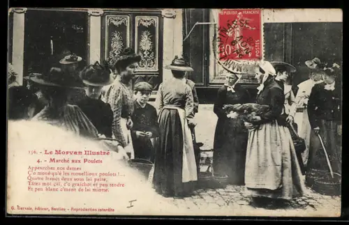 AK Saulieu, Foire - Le Marché aux Poulets