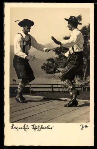 AK Bayerische Schuhplattler