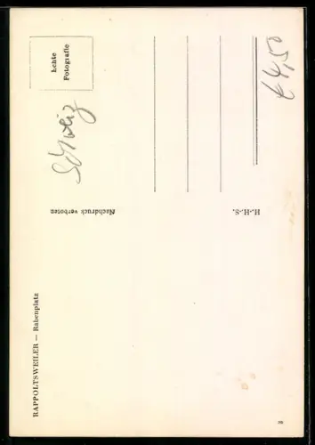 AK Rappoltsweiler, Brunnen auf dem Rabenplatz