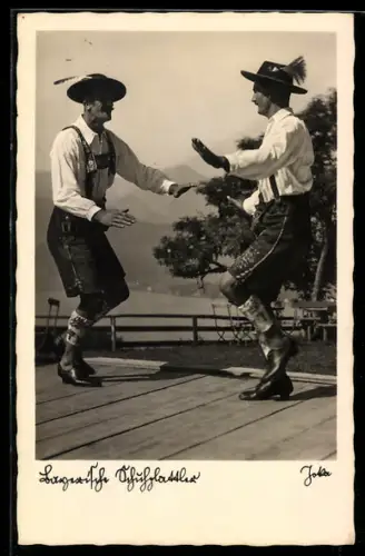 AK Bayerische Schuhplattler