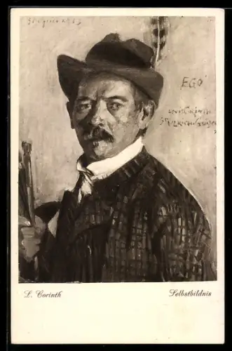 Künstler-AK Maler L. Corinth, Selbstbildnis