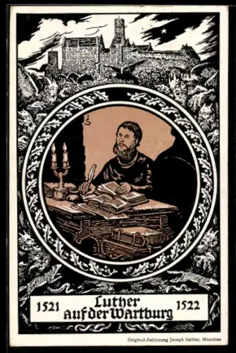 AK Luther auf der Wartburg, 1521-1522
