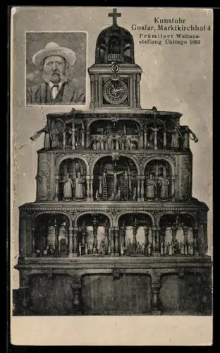 AK Goslar, Kunstuhr, Marktkirchhof 4