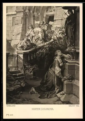 AK Mater Dolorosa, Szene aus Faust