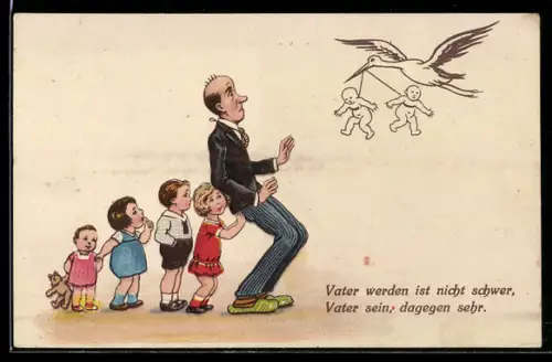 AK Klapperstorch bringt Vater zwei neue Kinder, Erotik