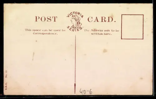 AK Korpulenter Herr in einem Ruderboot