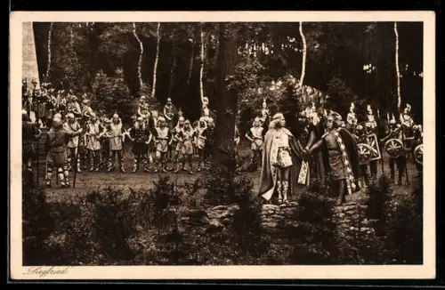 AK Witten, Landesheimatspiele der Provinz Westfalen, Szene aus den Nibelungen