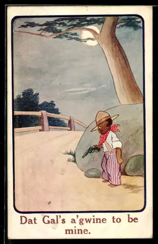 AK Dat Gal`s a`gweine to be mine, Kleinber Cowboy, Kolonialhumor