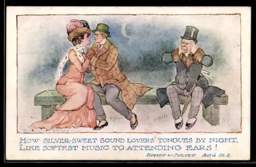 AK Mann ist von einem verliebten Paar neben sich genervt und hält sich die Ohren zu