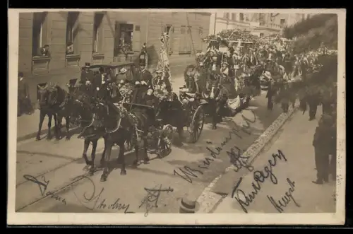 AK Heilbronn, Schwäbisches Liederfest 3.-4. Juli 1910, Festumzug