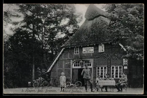 AK Börsten b. Hagen, Gasthaus von Eduards Zaetzsch