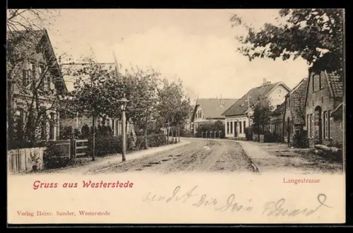 AK Westerstede, Häuserpartie in der Langestrasse