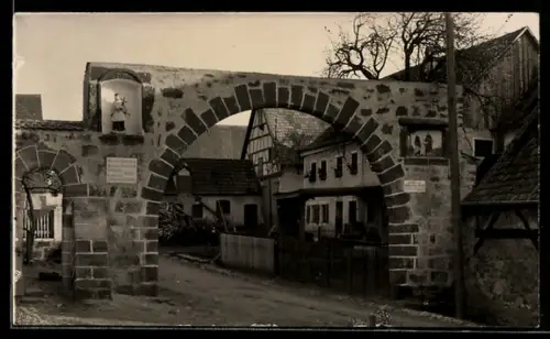 Foto-AK Schwabach b. Nbg., Am Stadttor