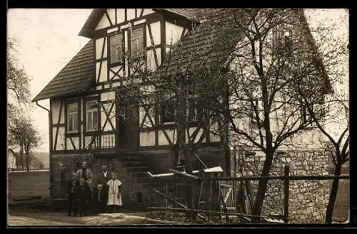 Foto-AK Lumda, Hotel Haus Rapp