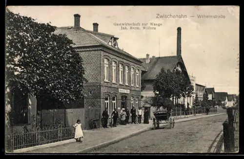 AK Zwischenahn, Gasthaus zur Waage in der Wilhelmstrasse