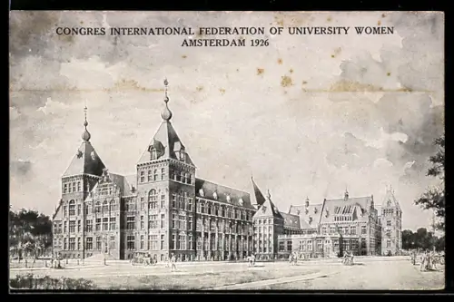 AK Amsterdam, Congres International Federation of University Women 1926