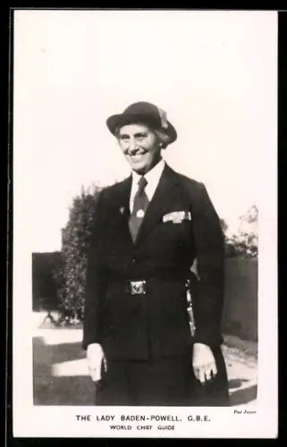 AK The Lady Baden-Powell, Mitbegründerin der Pfadfinderinnenbewegung