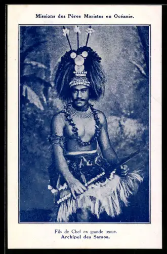 AK Archipel des Samoa, Fils de Chef en grande tenue
